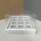 10 boxes 12-count 3.4OZ square shooter box with clear lid