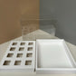 10 boxes 12-count 3.4OZ square shooter box with clear lid
