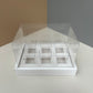 10 boxes 6-count 3.4OZ square shooter box with clear lid