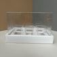 10 boxes 6-count 3.4OZ square shooter box with clear lid