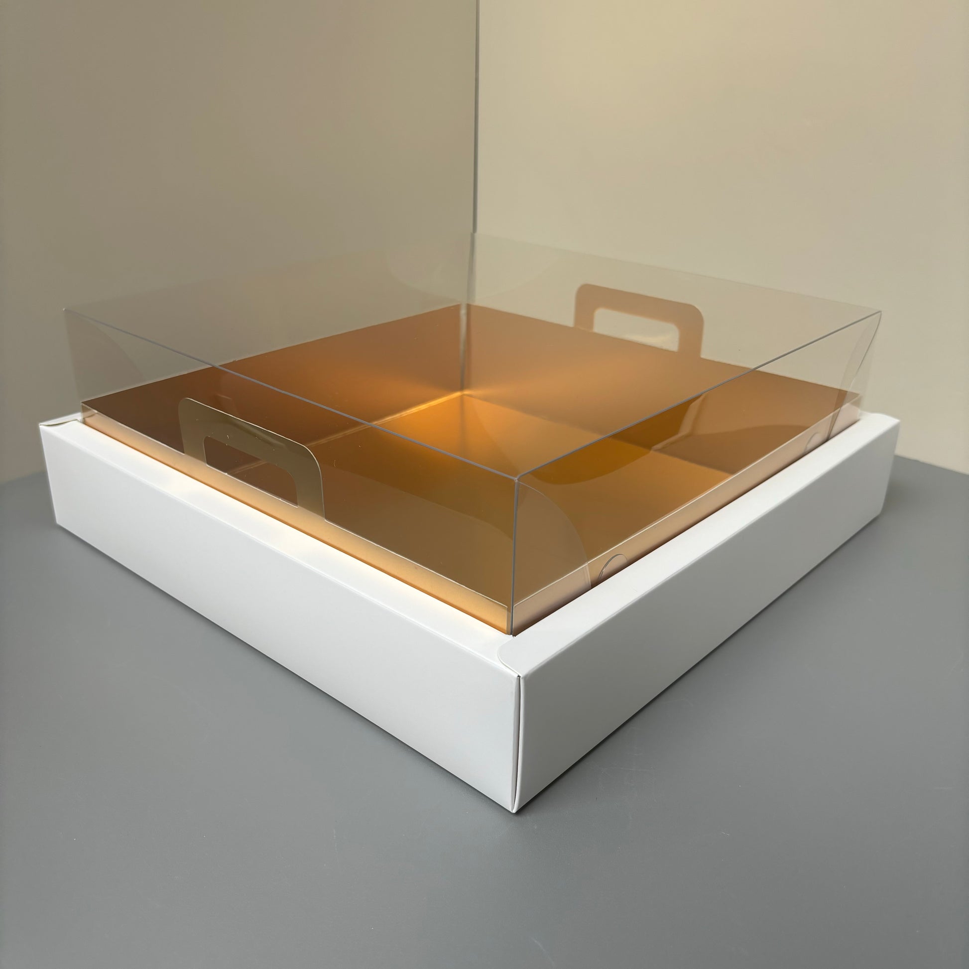 Base For Box 10 boxes big white base box with gold insert and ribbon – Beheart Packaging