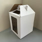 6 pcs 10in/12in white tall cake box with window