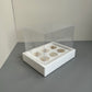 10 boxes 6-count 3OZ round shooter box with clear lid