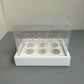 10 boxes 6-count 3OZ round shooter box with clear lid