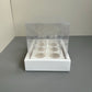 10 boxes 6-count 3OZ round shooter box with clear lid