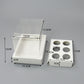 10 boxes 6-count 3OZ round shooter box with clear lid