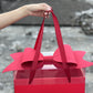 5 boxes Valentine's Day red gift box with bow tie