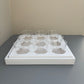 10PCS 9-cupcakes/200ML clear cup paper box with clear lid