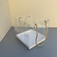 20PCS 6.3in clear cake box with rope and paper insert