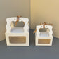 50PCS White/Kraft Cookies & Pastry & Candy Box With Ribbon