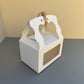 50PCS White/Kraft Cookies & Pastry & Candy Box With Ribbon