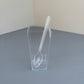 100PCS 3OZ clear acrylic square shooter cup with clear spoon
