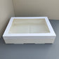 10PCS white paper card box with window for charcuterie