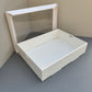 10PCS white paper card box with window for charcuterie