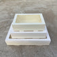 10PCS white paper card box with window for charcuterie