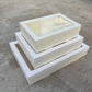 10PCS white paper card box with window for charcuterie