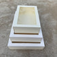10PCS white paper card box with window for charcuterie
