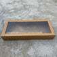 10PCS kraft paper card box with window for charcuterie