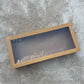 10PCS kraft paper card box with window for charcuterie