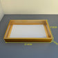 10PCS strawberry & cookies & chocolate gold paper base box with clear lid
