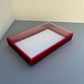 10PCS strawberry & cookies & chocolate paper base box with clear lid