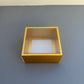 10PCS strawberry & cookies & chocolate gold paper base box with clear lid