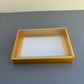 10PCS strawberry & cookies & chocolate gold paper base box with clear lid