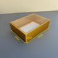 10PCS strawberry & cookies & chocolate gold paper base box with clear lid