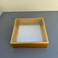 10PCS strawberry & cookies & chocolate gold paper base box with clear lid