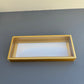 10PCS strawberry & cookies & chocolate gold paper base box with clear lid