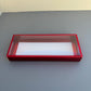 10PCS strawberry & cookies & chocolate red paper base box with clear lid