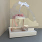 5 boxes 4in mini cake box & flower gift box(Ribbon Excluded)