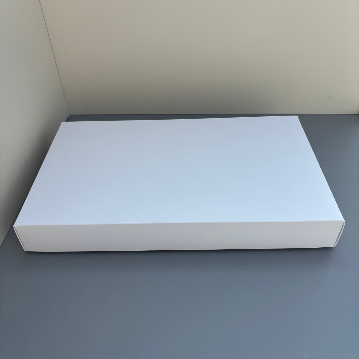 10PCS white 10-compartments dessert base and lid paper box