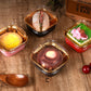 50 pcs Mini Cake Bread Baking Square Pans with Clear Lid