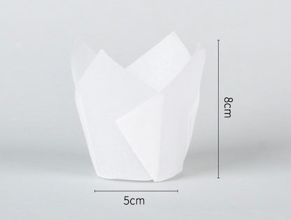 50 pcs Food Grade & Grease-Proof cupcake liner