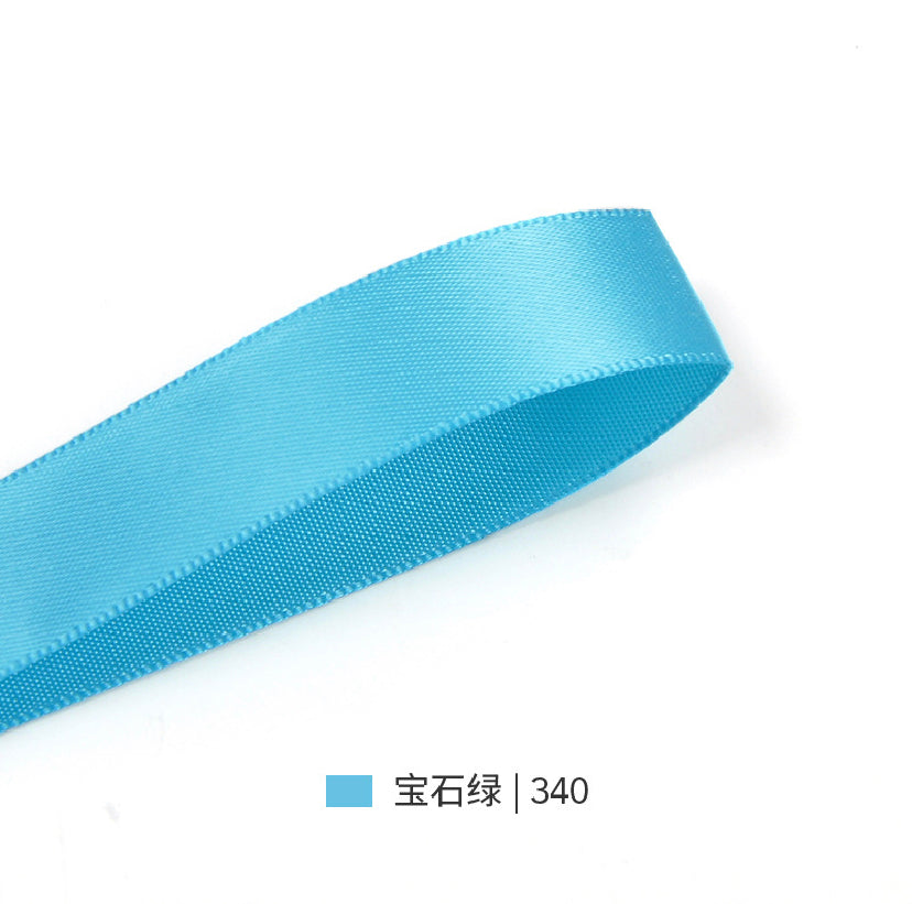 Cinta de raso de doble cara serie azul